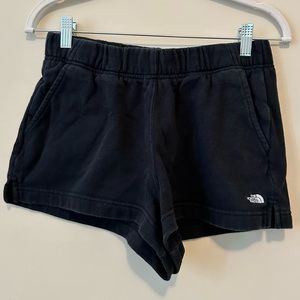 black athletic shorts